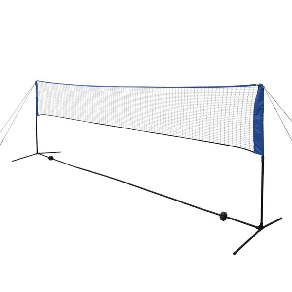Badminton net with shuttles 500x155 cm
