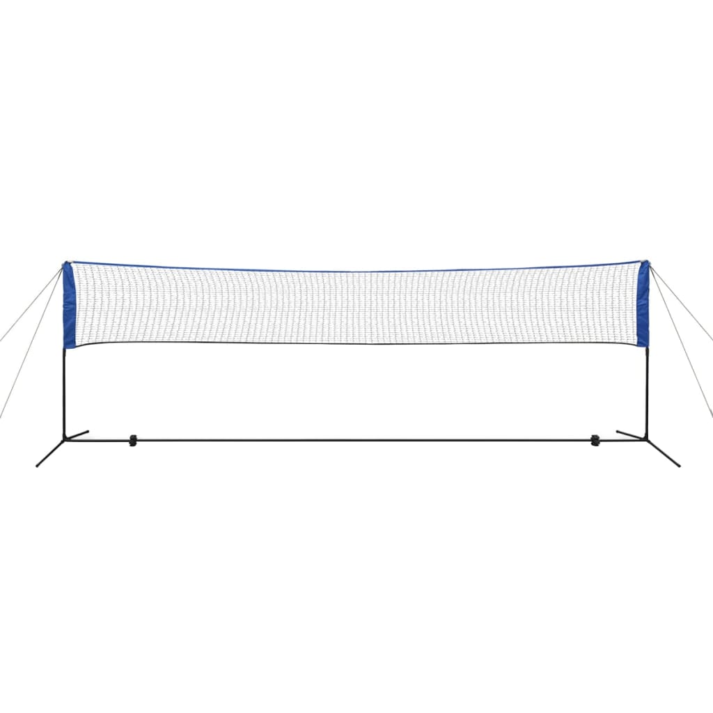 Badminton net met shuttles 500x155 cm