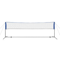 Badminton net met shuttles 500x155 cm