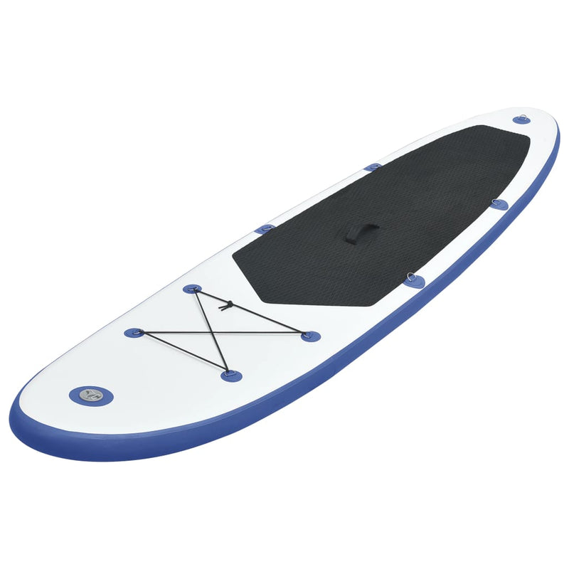 Stand-up paddleboard opblaasbaar blauw en wit