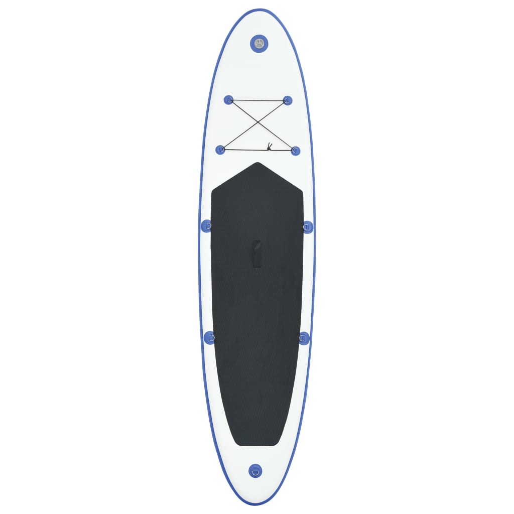 Stand-up paddleboard opblaasbaar blauw en wit