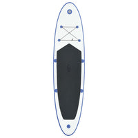 Stand-up paddleboard opblaasbaar blauw en wit