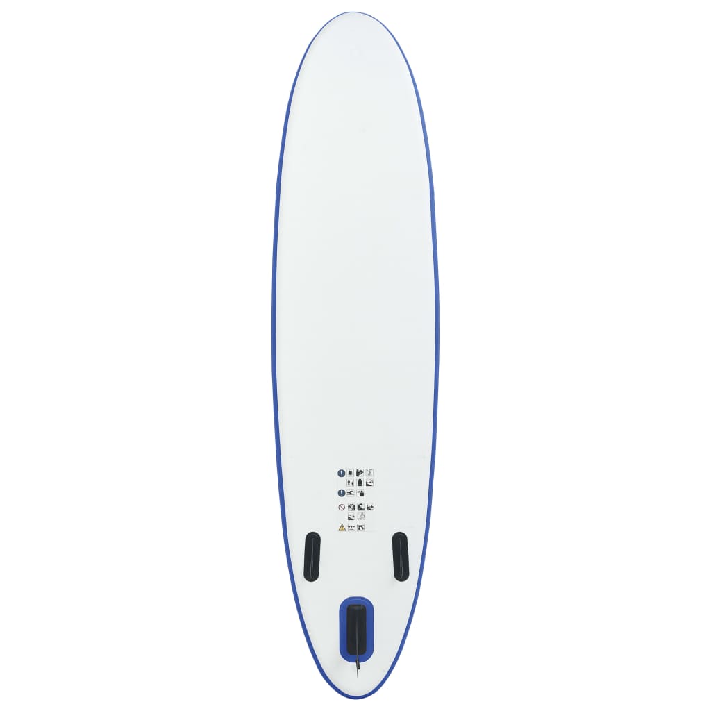 Stand-up paddleboard opblaasbaar blauw en wit