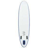 Stand-up paddleboard opblaasbaar blauw en wit