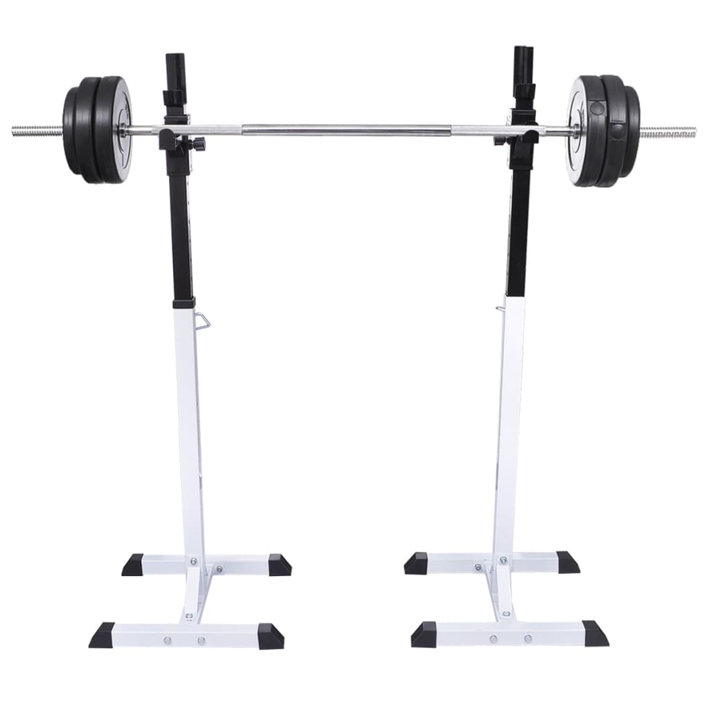 Halter-/squatrek met halterset 60,5 kg