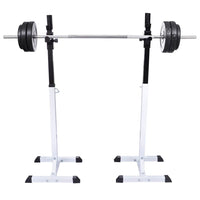 Halter-/squatrek met halterset 60,5 kg