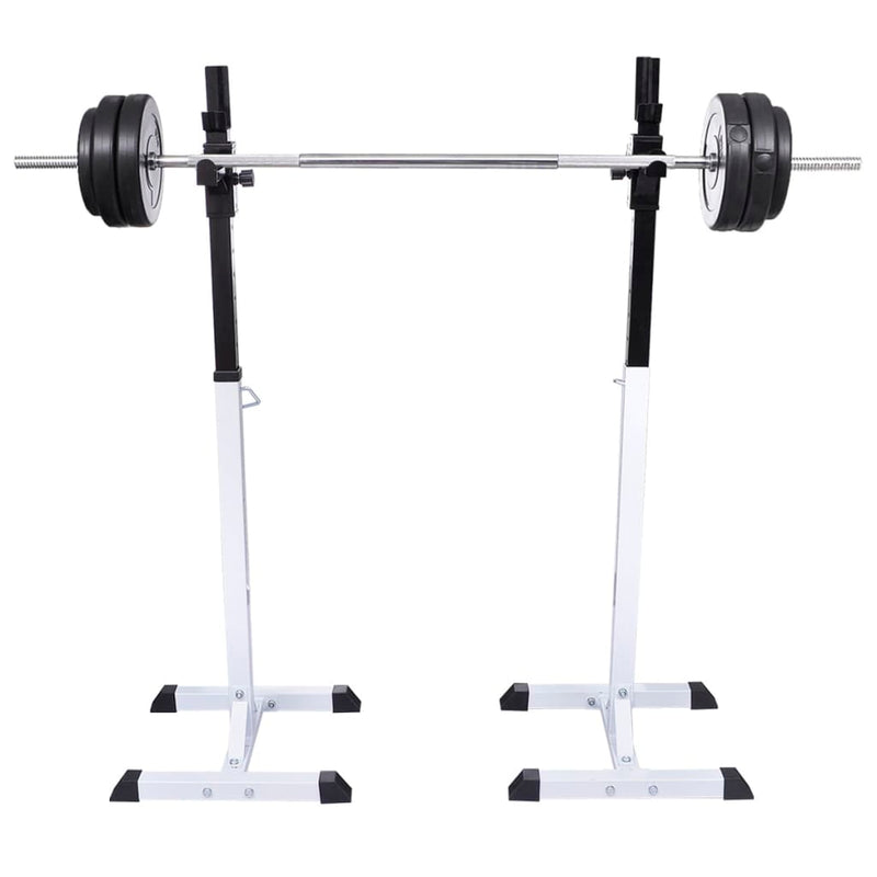 Halter-/squatrek met halterset 60,5 kg