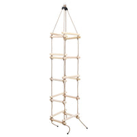 Touwladder 200 cm hout