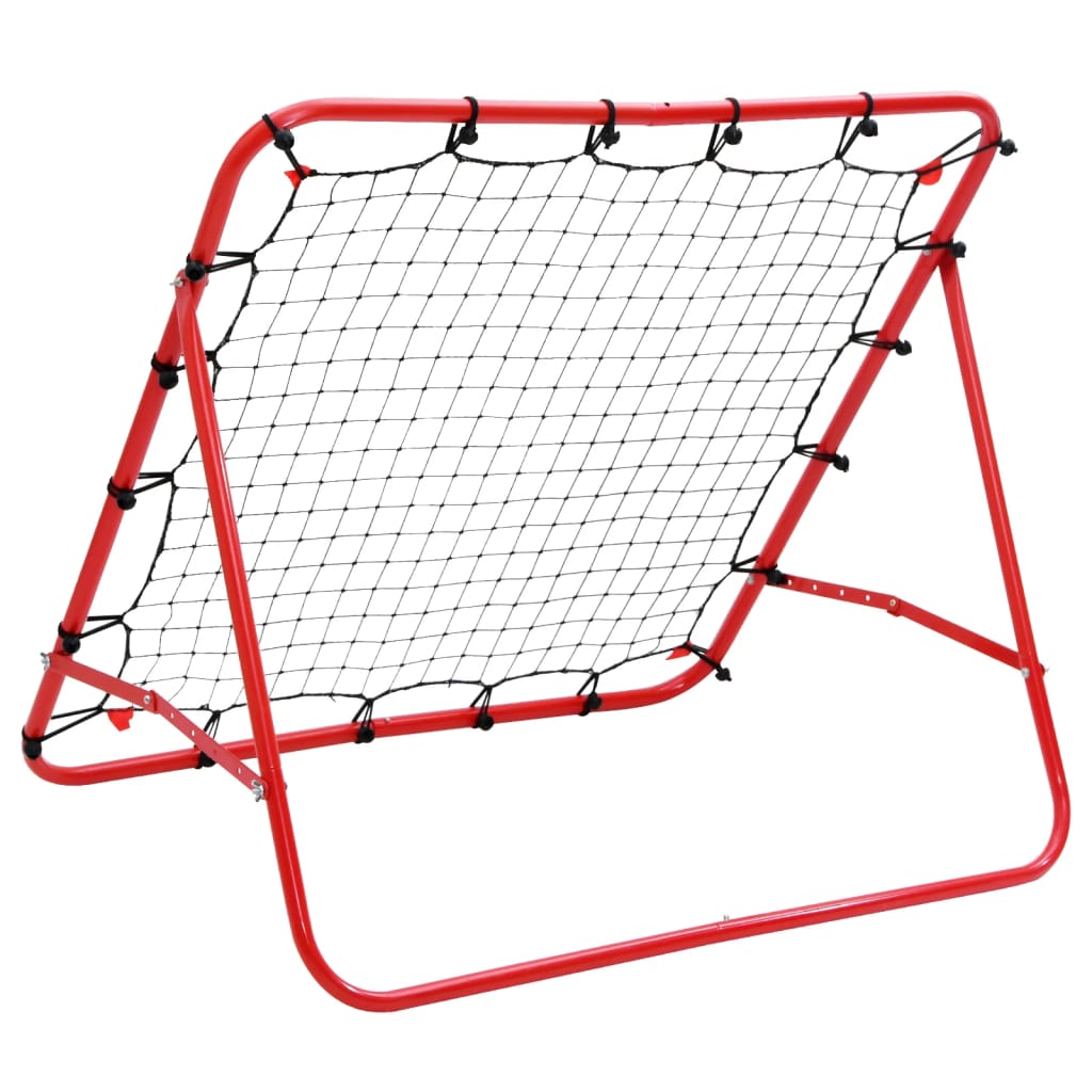 Voetbal kickback rebounder verstelbaar 100x100 cm