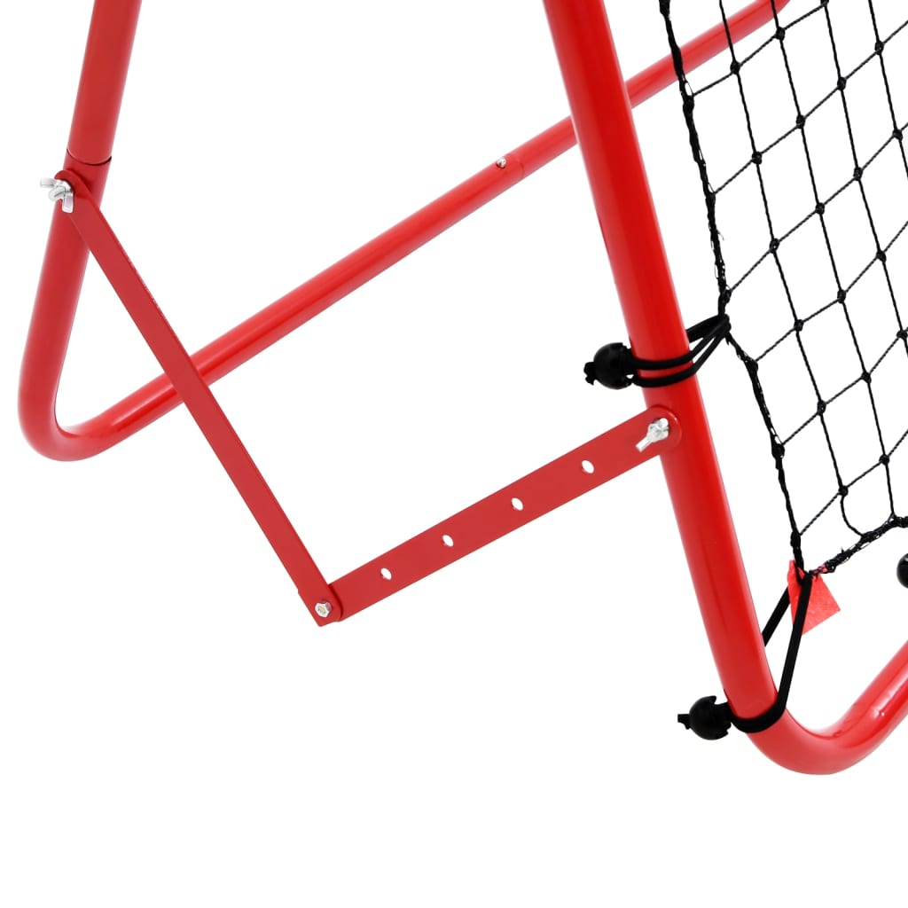 Voetbal kickback rebounder verstelbaar 100x100 cm