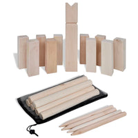 Houten Kubb spel set