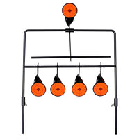 Schietschijf spinner met 4+1 targets