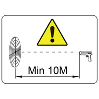 Schietkast magnetisch met swing targets 4+1 targets muisontwerp