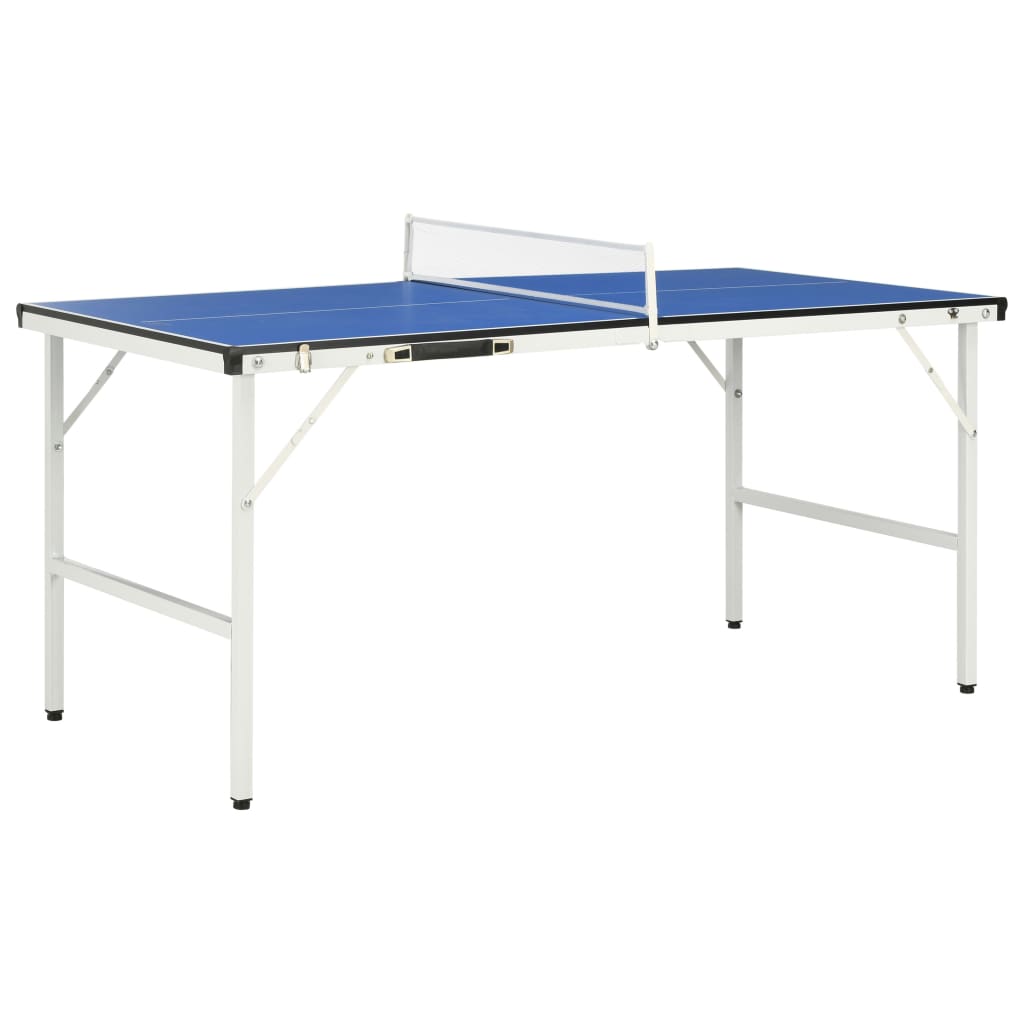 Tafeltennistafel met net 5 feet 152x76x66 cm blauw