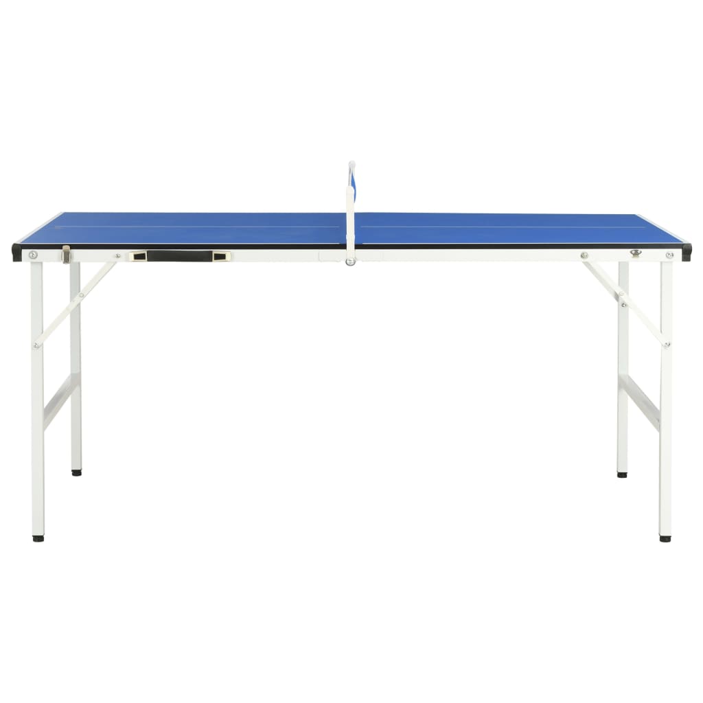 Tafeltennistafel met net 5 feet 152x76x66 cm blauw