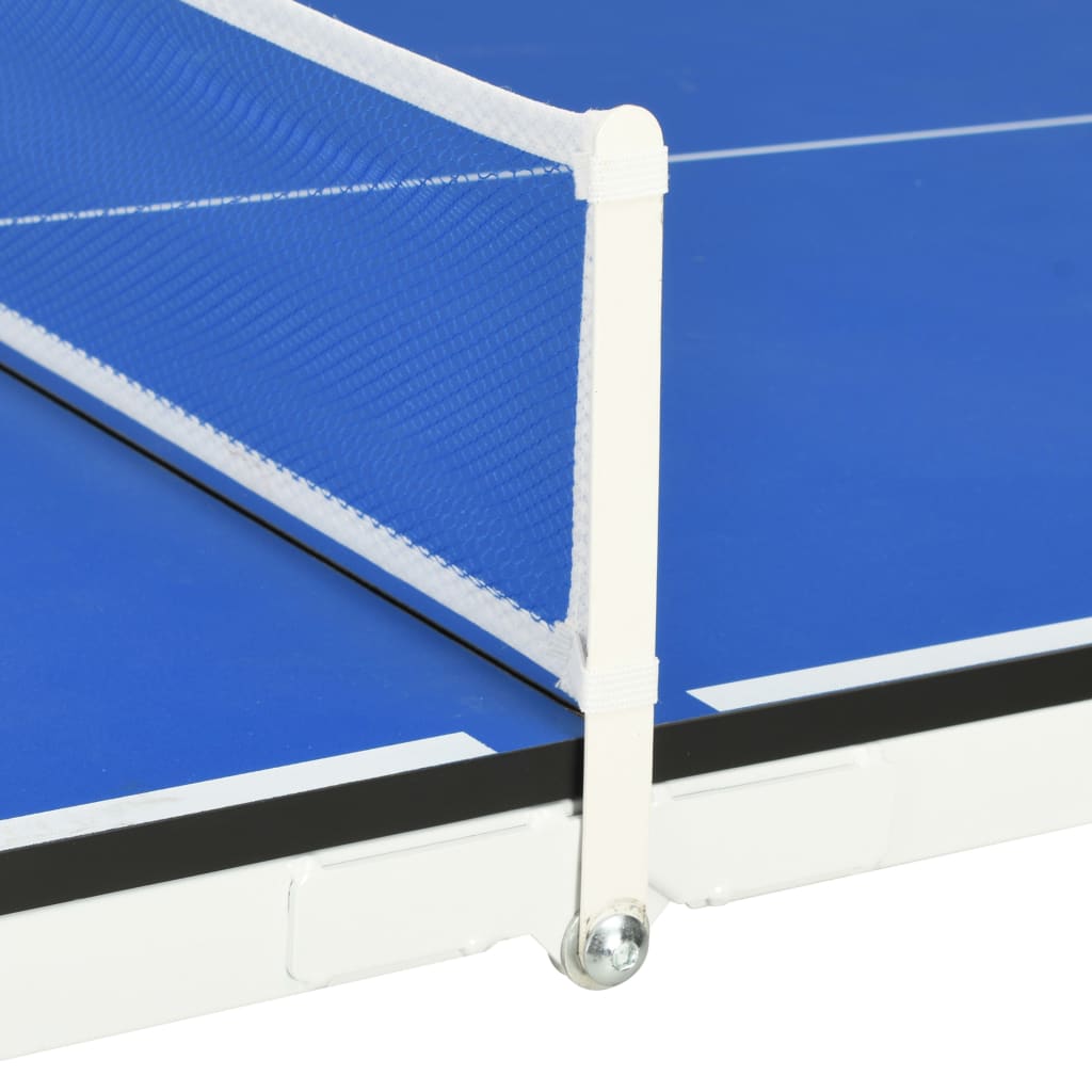 Tafeltennistafel met net 5 feet 152x76x66 cm blauw