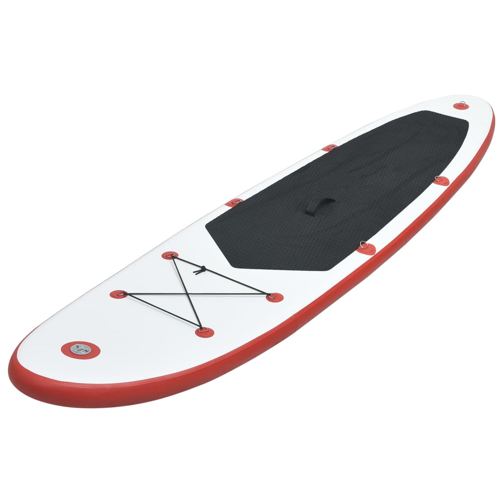 Stand Up Paddleboardset opblaasbaar rood en wit