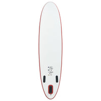 Stand Up Paddleboardset opblaasbaar rood en wit