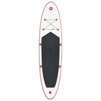 Stand Up Paddleboardset opblaasbaar rood en wit