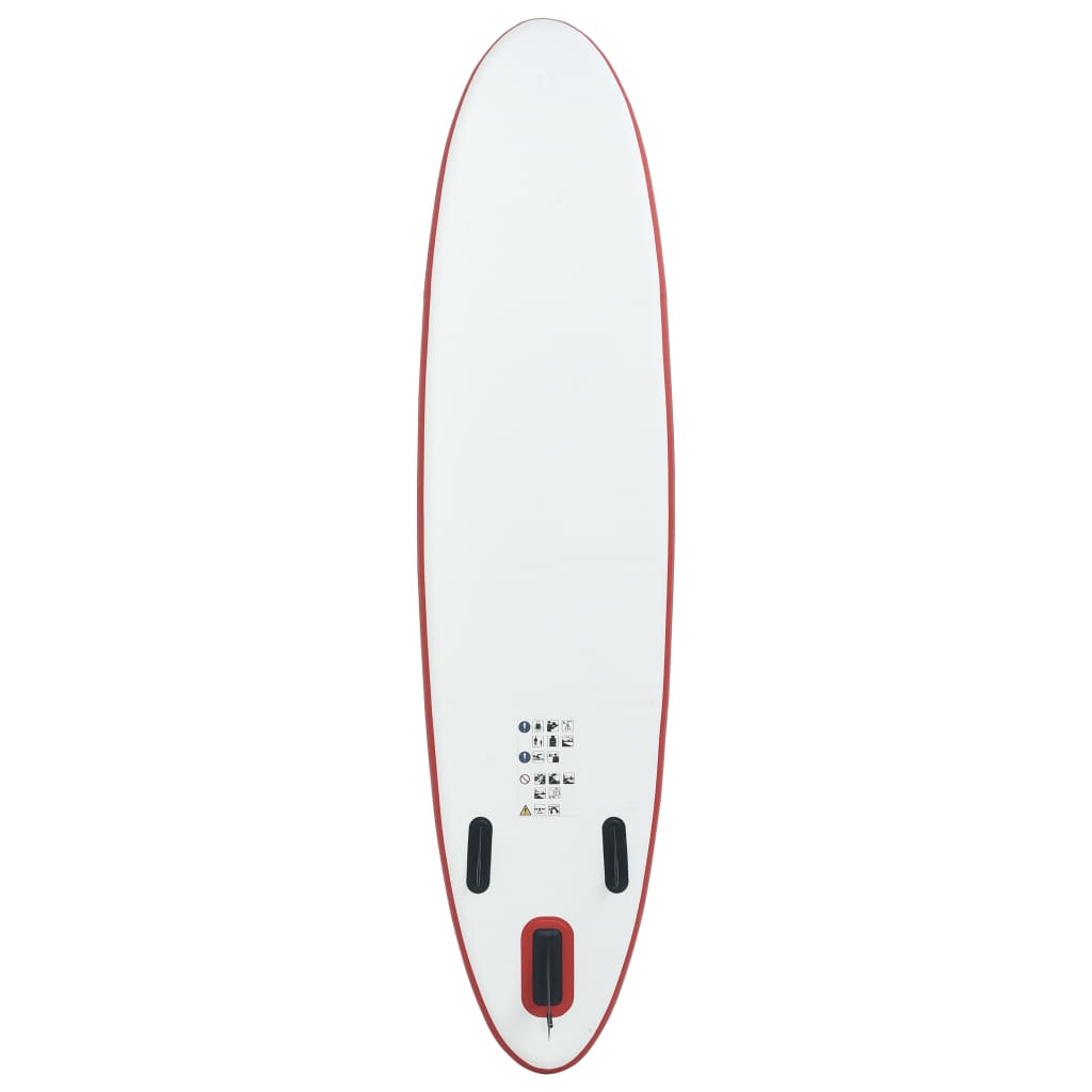 Stand Up Paddleboardset opblaasbaar rood en wit