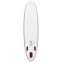 Stand Up Paddleboardset opblaasbaar rood en wit