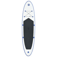 Stand Up Paddleboardset opblaasbaar blauw en wit