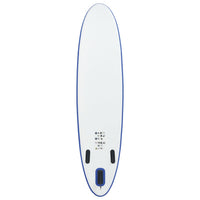 Stand Up Paddleboardset opblaasbaar blauw en wit