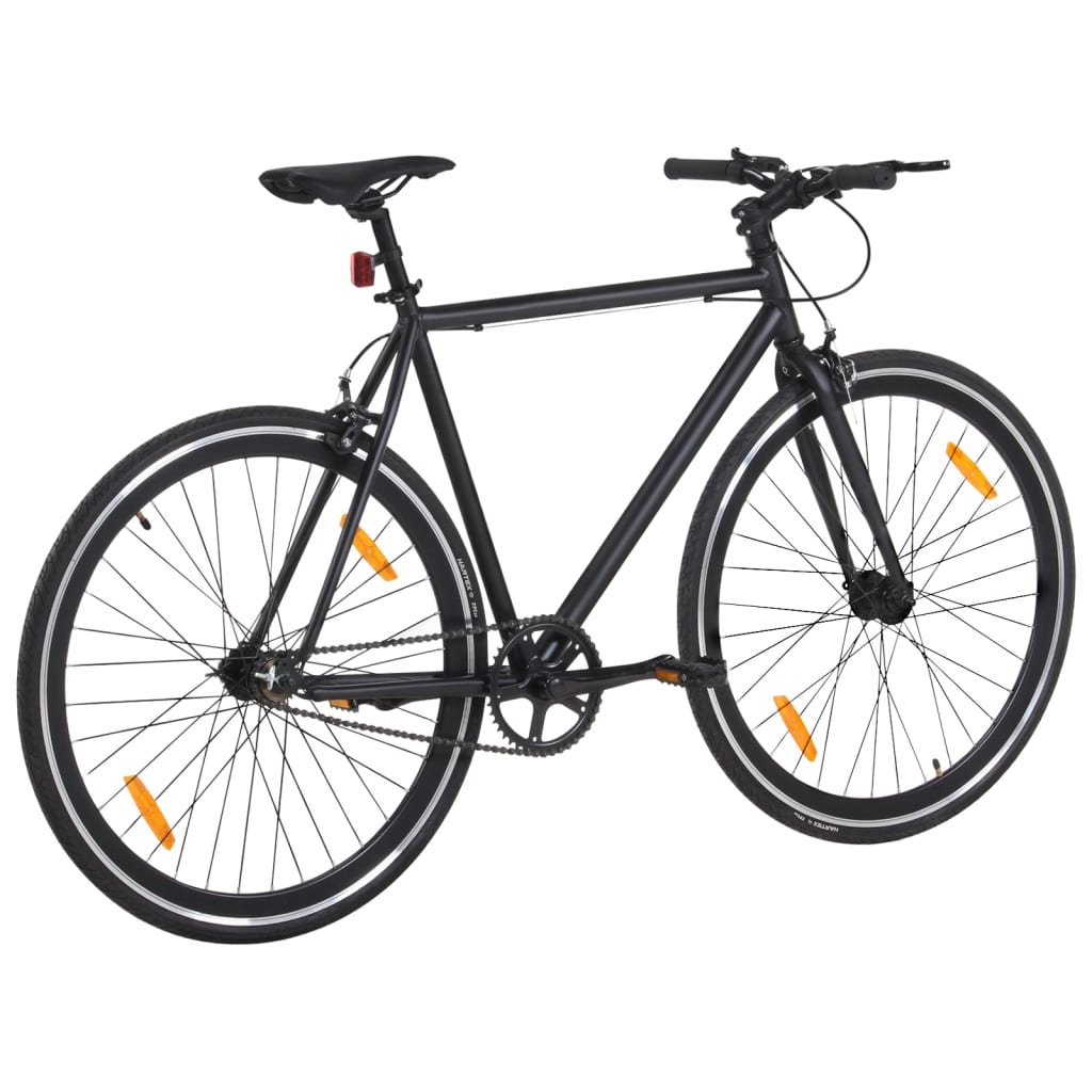 Fiets met vaste versnelling 700 c 51 cm zwart