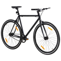 Fiets met vaste versnelling 700 c 55 cm zwart