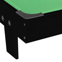 Mini pool table 3 Feet 92x52x19 cm black and green