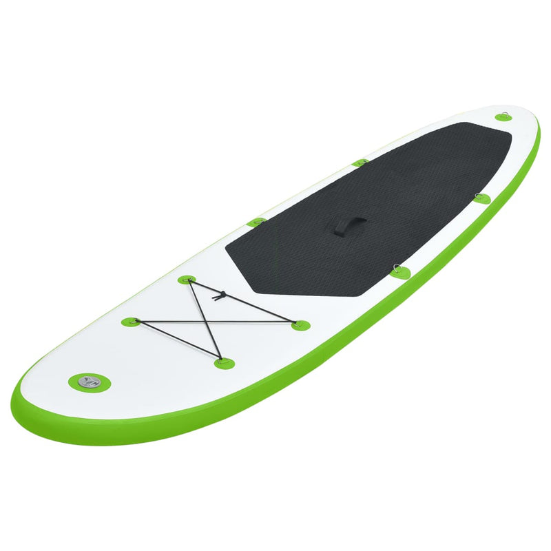 Stand-up paddleboard opblaasbaar groen en wit