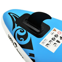 Stand Up Paddleboardset opblaasbaar 366x76x15 cm blauw