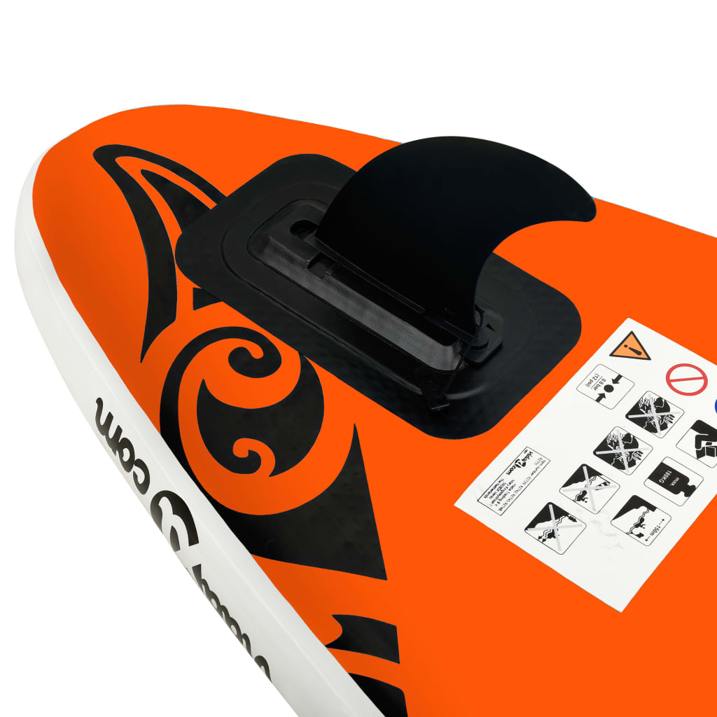 Stand Up Paddleboardset opblaasbaar 305x76x15 cm oranje