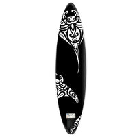 Stand Up Paddleboardset opblaasbaar 320x76x15 cm zwart