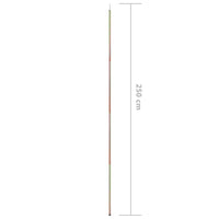 Zonneschermpaal 250 cm gegalvaniseerd staal