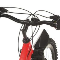 Mountainbike 21 versnellingen 26 inch wielen 36 cm rood