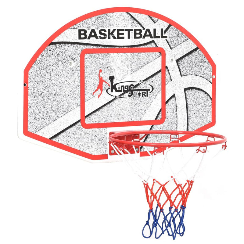 5-delige Basketbalset wandmontage 66x44,5 cm