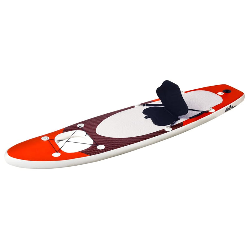 Stand Up Paddleboardset opblaasbaar 300x76x10 cm rood