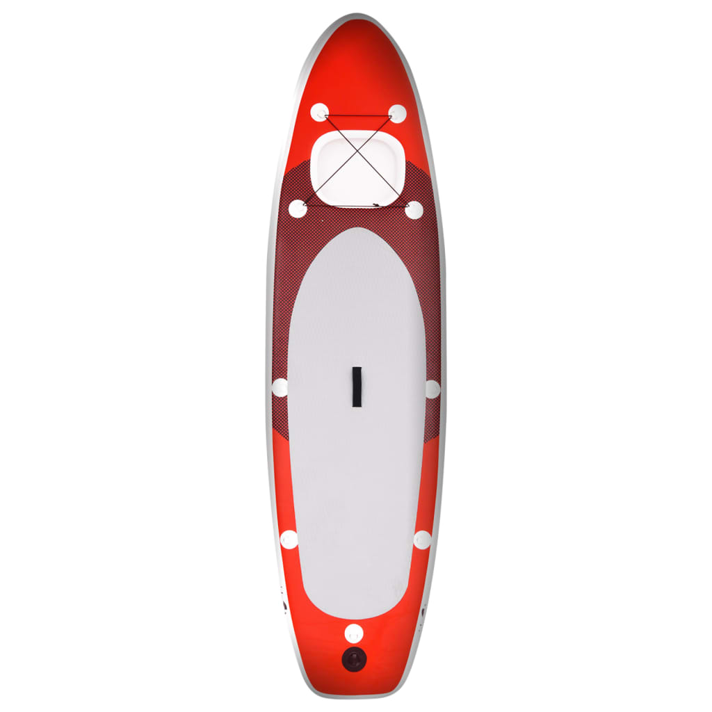 Stand Up Paddleboardset opblaasbaar 300x76x10 cm rood