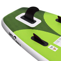 Stand Up Paddleboardset opblaasbaar 300x76x10 cm groen