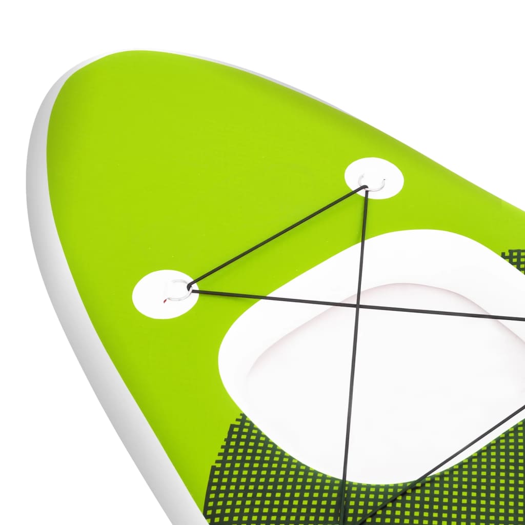 Stand Up Paddleboardset opblaasbaar 330x76x10 cm groen