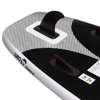 Stand Up Paddleboardset opblaasbaar 330x76x10 cm zwart