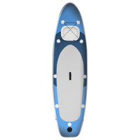 Stand Up Paddleboardset opblaasbaar 360x81x10 cm zeeblauw