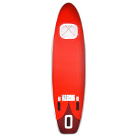 Stand Up Paddleboardset opblaasbaar 360x81x10 cm rood