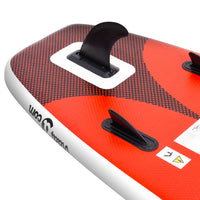 Stand Up Paddleboardset opblaasbaar 360x81x10 cm rood