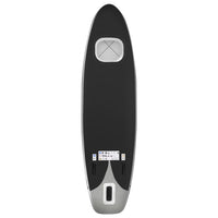 Stand Up Paddleboardset opblaasbaar 360x81x10 cm zwart