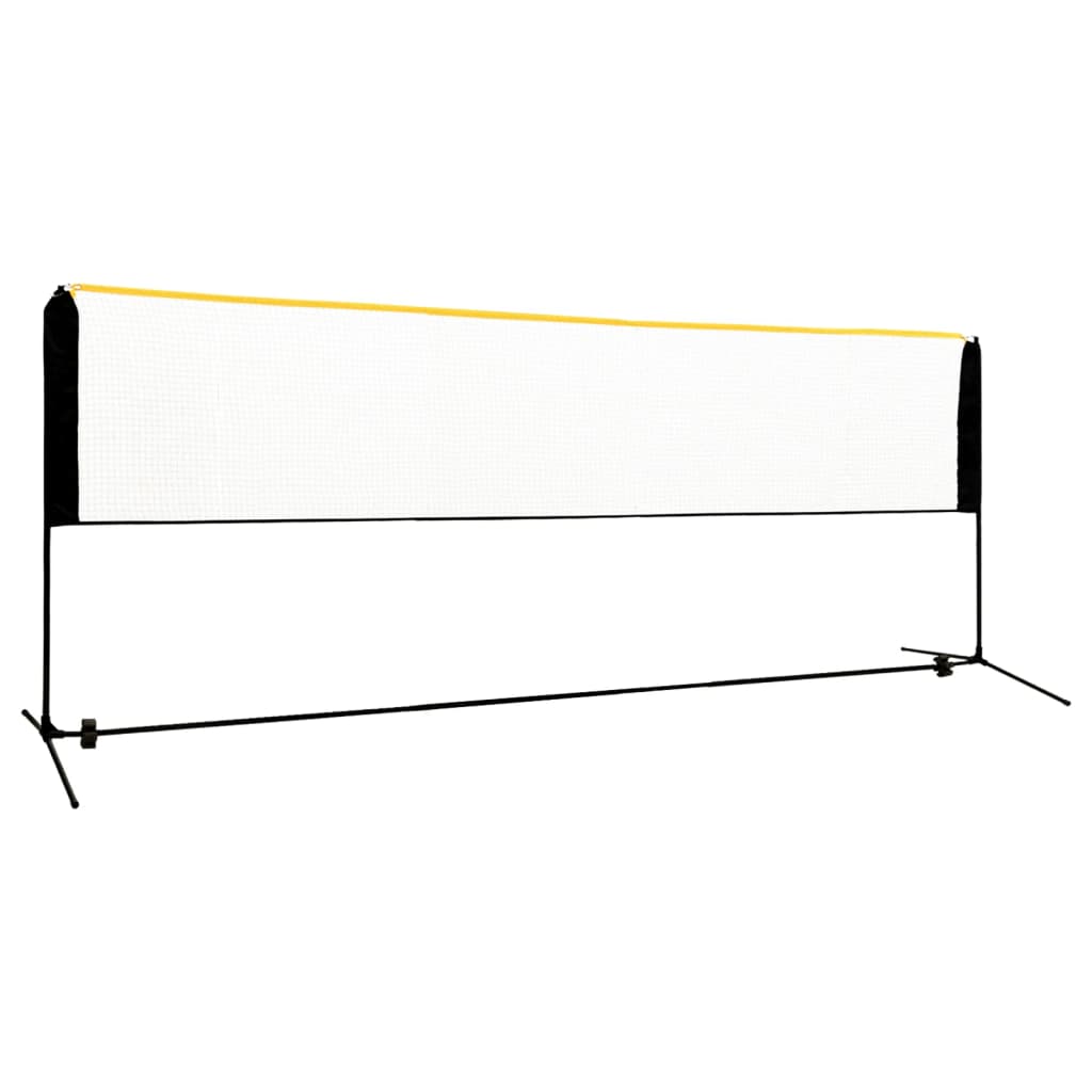 Badmintonnet verstelbaar 400x103x94-158 cm metaal