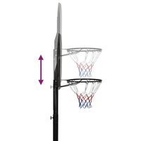 Basketbalstandaard 258-363 cm polyetheen