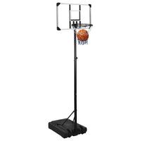 Basketbalstandaard 235-305 cm polycarbonaat transparant