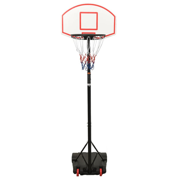 Basketbalstandaard 216-250 cm polyetheen wit